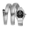 Just Cavalli Lunara stainless steel black women's watch, Khaled Watches Lebanon