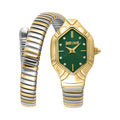JUST CAVALLI, EDERA TWO-TONE GREEN WOMEN'S WATCH - Khaled Watches Lebanon