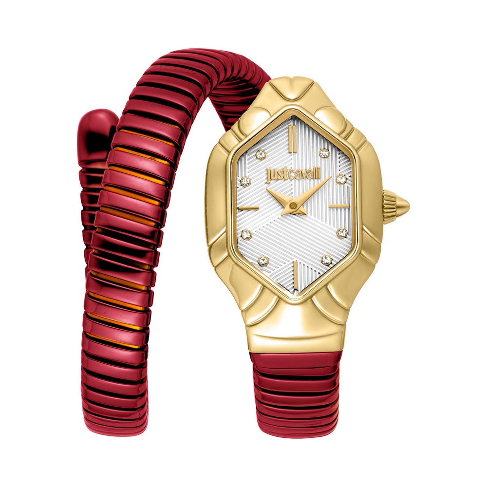 JUST CAVALLI, EDERA RED YELLOW GOLD WOMEN'S WATCH - Khaled Watches Lebanon