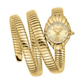 JUST CAVALLI, VORTICE YELLOW GOLD CHAMPAGNE WOMEN'S WATCH - Khaled Watches Lebanon