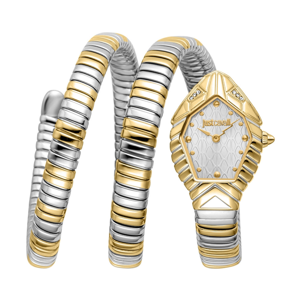 JUST CAVALLI, SINTONIA TWO-TONE YELLOW GOLD WOMEN'S WATCH - Khaled Watches Lebanon