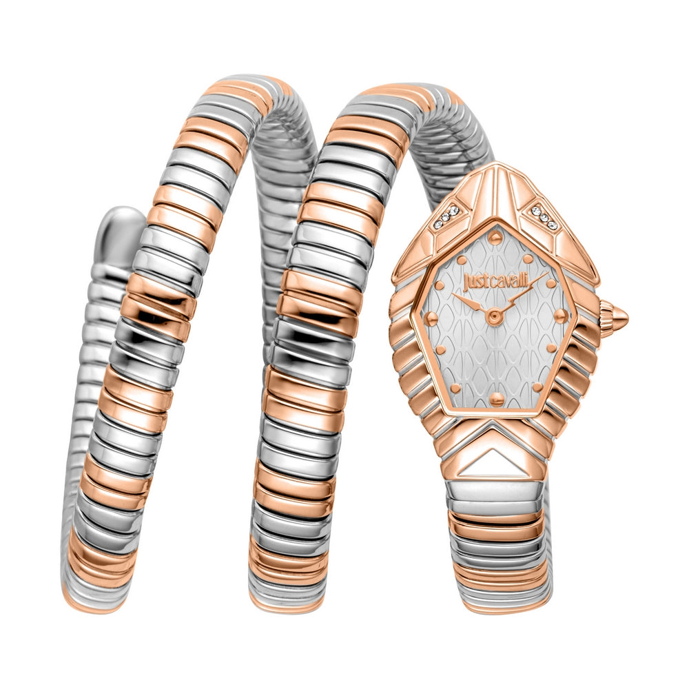 JUST CAVALLI, SINTONIA TWO-TONE PINK GOLD WOMEN'S WATCH - Khaled Watches Lebanon
