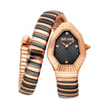 JUST CAVALLI, ONDINA TWO-TONE BLACK WOMEN'S WATCH - Khaled Watches Lebanon