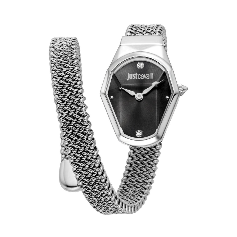 JUST CAVALLI, GIOIA STAINLESS STEEL BLACK WOMEN'S WATCH - Khaled Watches Lebanon