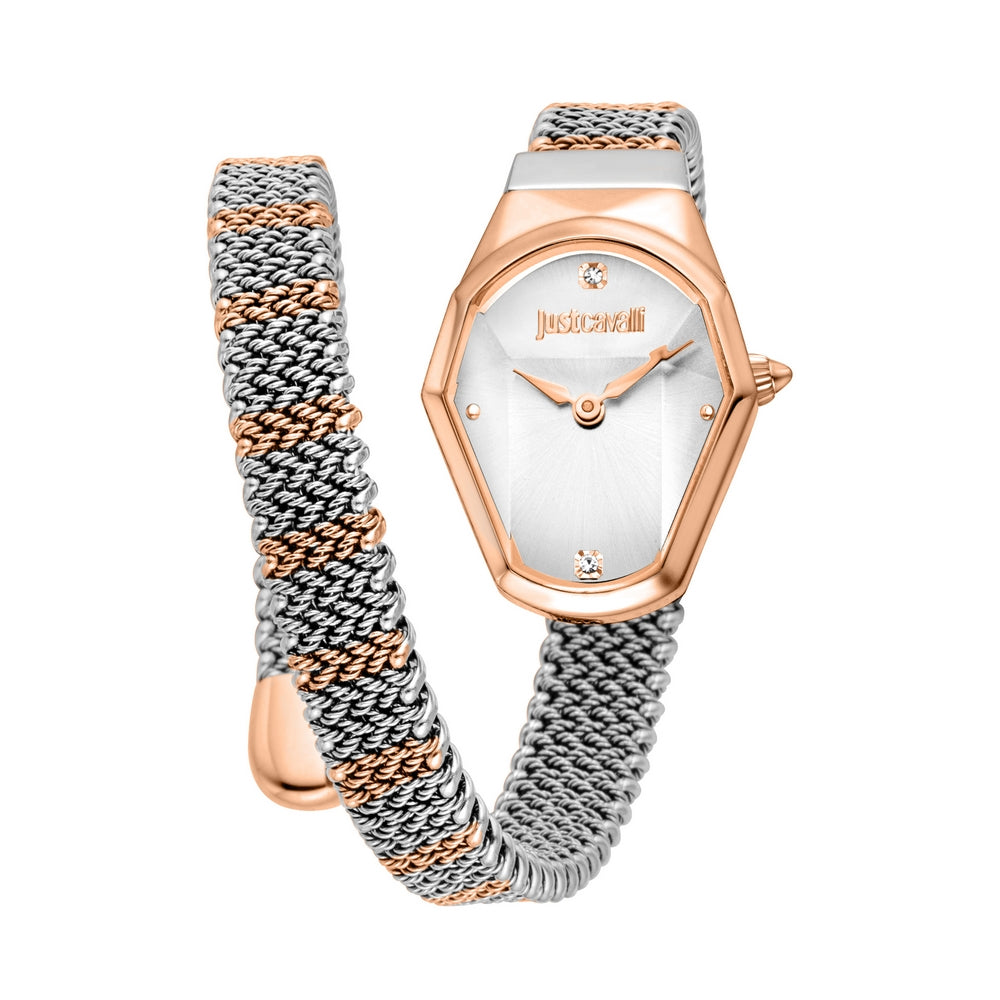 JUST CAVALLI, GIOIA TWO-TONE PINK GOLD WOMEN'S WATCH - Khaled Watches Lebanon