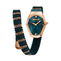 JUST CAVALLI, GIOIA TWO-TONE DARK GREEN WOMEN'S WATCH - Khaled Watches Lebanon