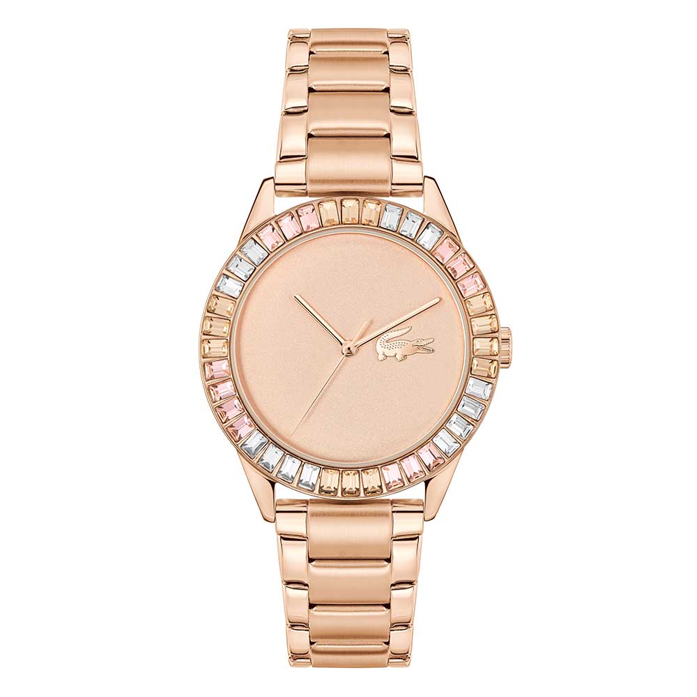 Lacoste Ladycroc Carnation Gold watch - Khaled Watches Lebanon