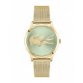 Lacoste Crocodelle Mesh Green Gold watch - Khaled Watches Lebanon