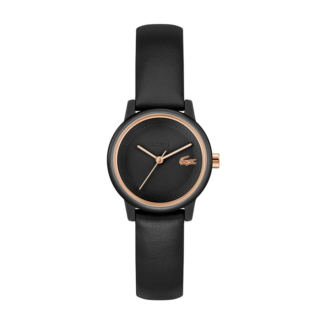 Lacoste L.12.12 Swift Black Aluminium watch - Khaled Watches Lebanon