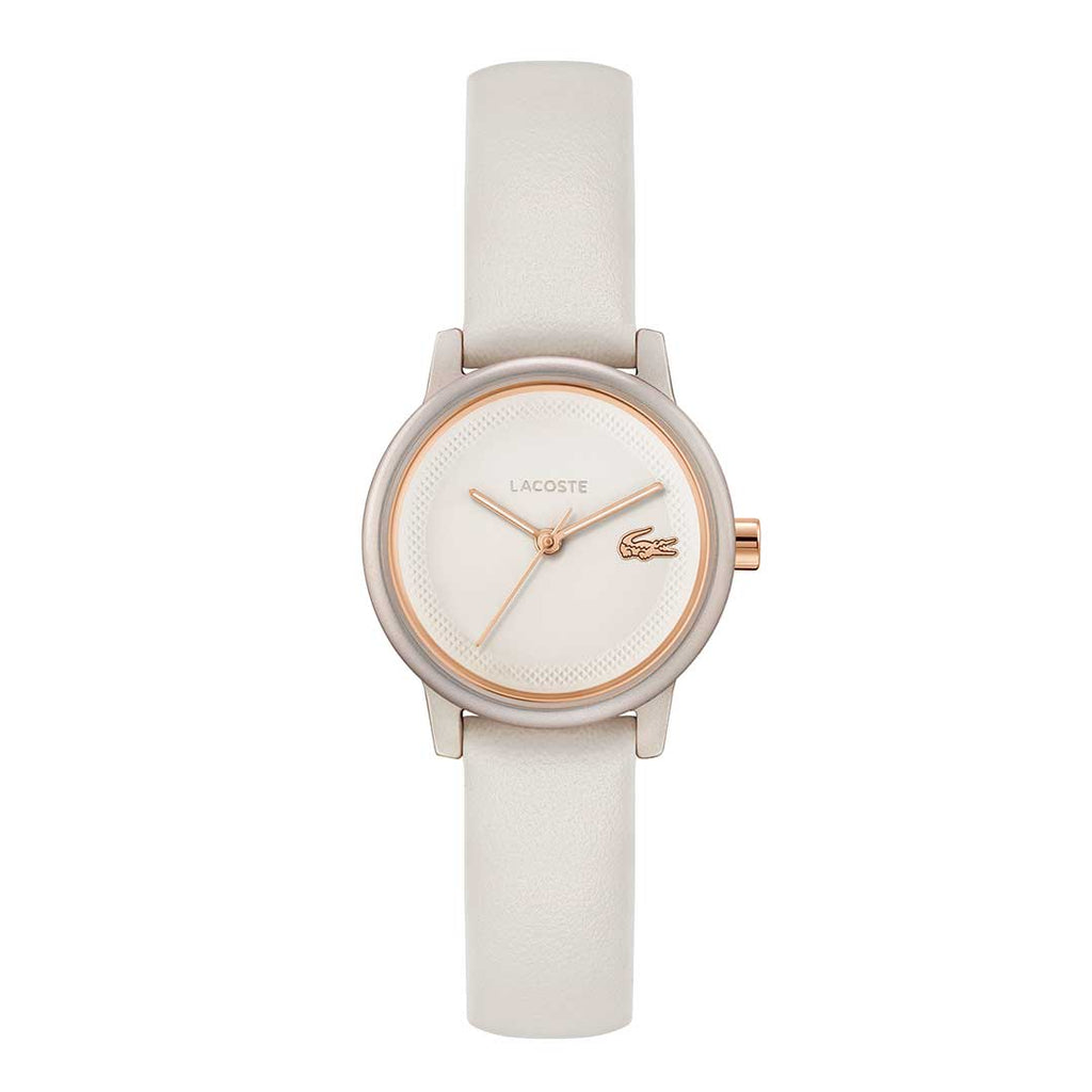 Lacoste L.12.12 Swift Off-White Aluminium watch - Khaled Watches Lebanon