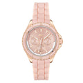 Lacoste Santorini Pink Carnation Gold watch - Khaled Watches Lebanon