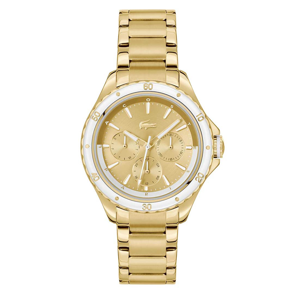 Lacoste Santorini Yellow Gold watch - Khaled Watches Lebanon
