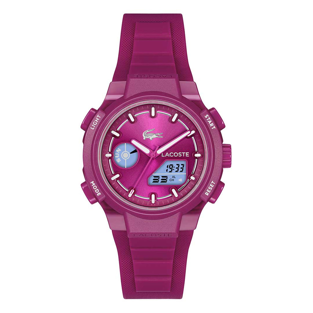 Lacoste LC33 Raspberry watch - Khaled Watches Lebanon