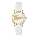 Lacoste Crocodelle White Gold watch - Khaled Watches Lebanon
