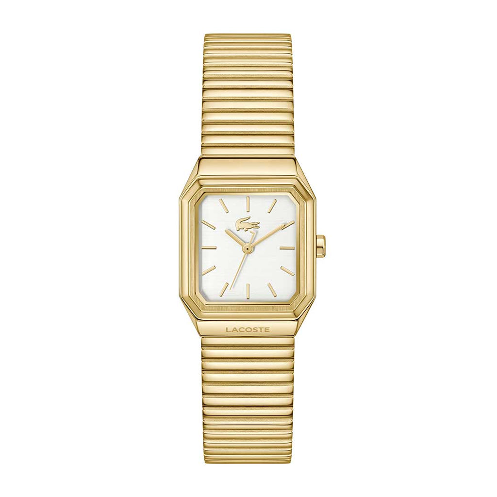 Lacoste Rene Yellow Gold Mesh watch - Khaled Watches Lebanon