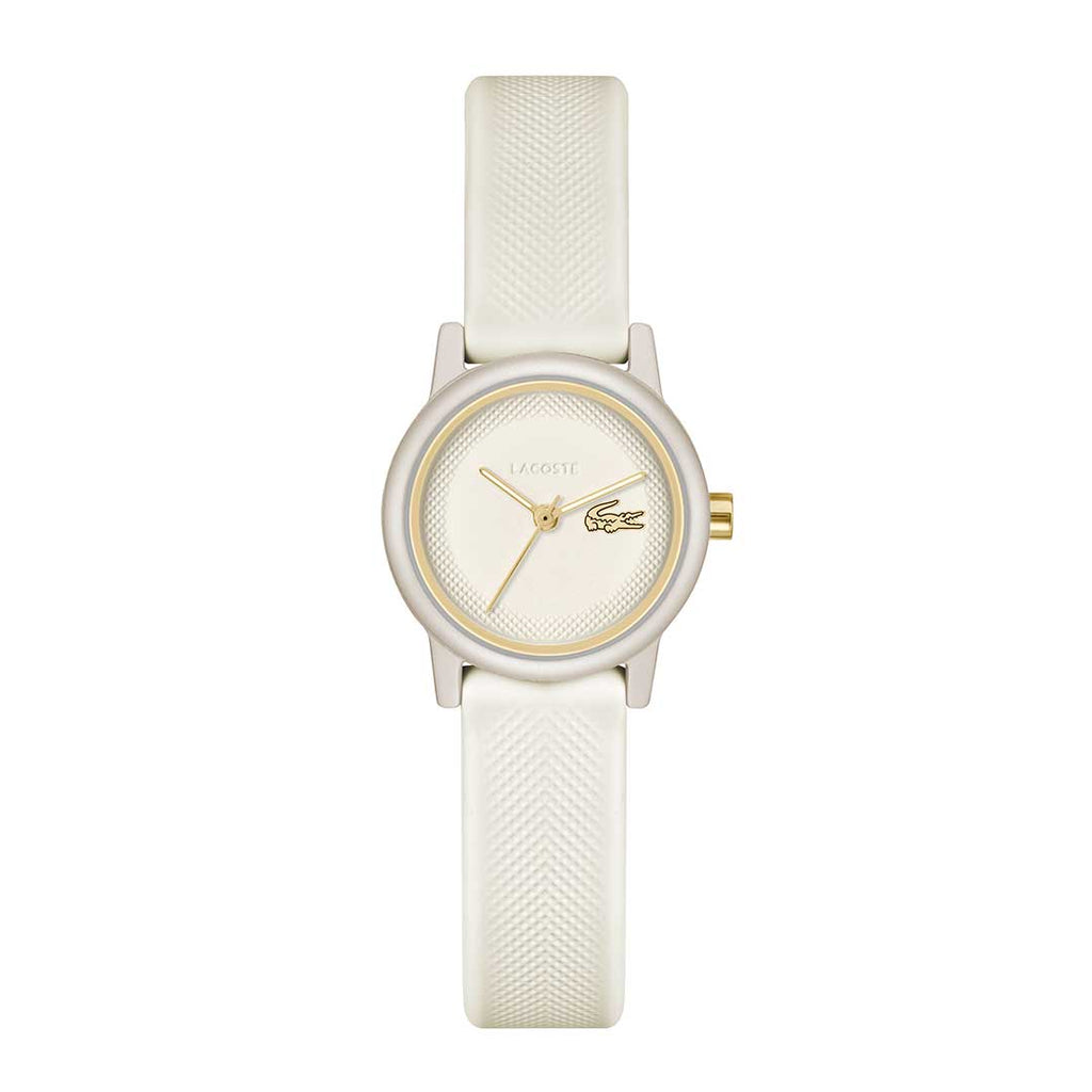 Lacoste L.12.12 Mini Swift Off-White Aluminium watch - Khaled Watches Lebanon