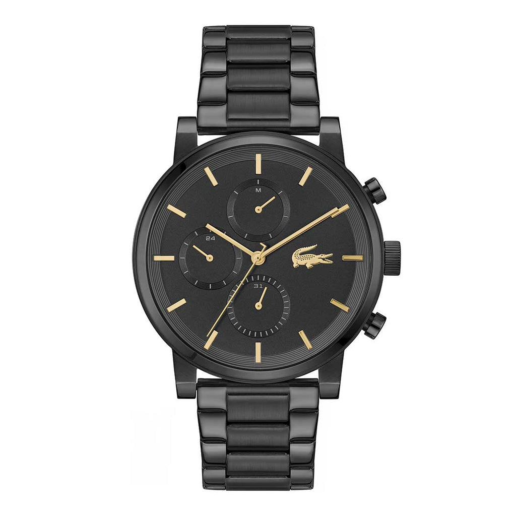 Lacoste Replay Black IP watch - Khaled Watches Lebanon