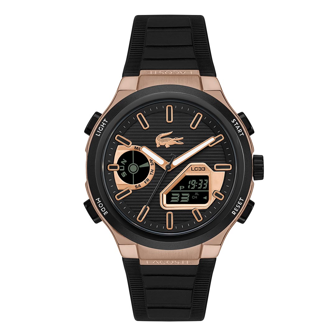 LACOSTE, LC33 BLACK MEN'S WATCH - Khaled Watches Lebanon