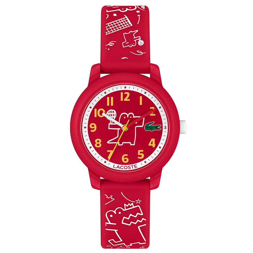 Lacoste L.12.12 Hero Kids Red White watch - Khaled Watches Lebanon