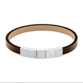 CALVIN KLEIN, MINIMALISTIC SQUARES BROWN BRACELET - Khaled Watches Lebanon
