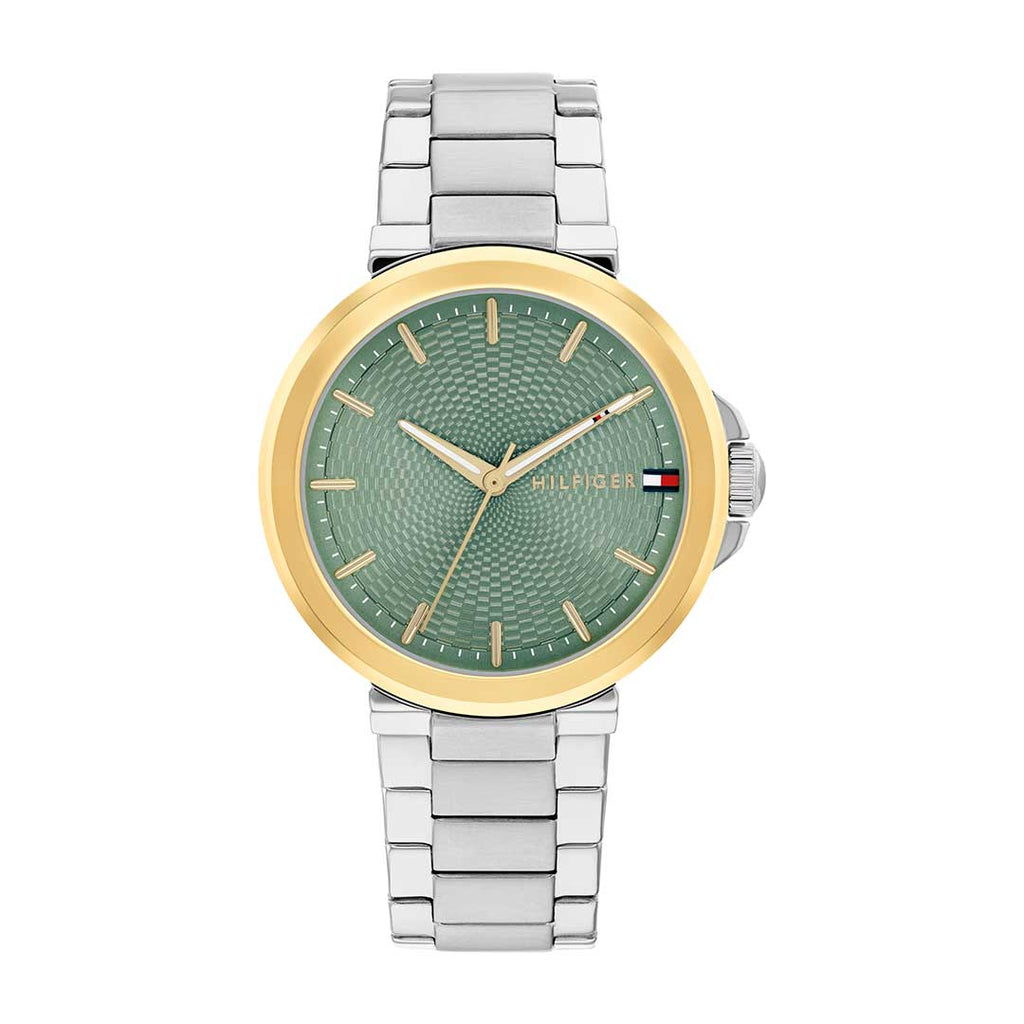 Tommy Hilfiger Lori Matcha Green Gold watch - Khaled Watches Lebanon