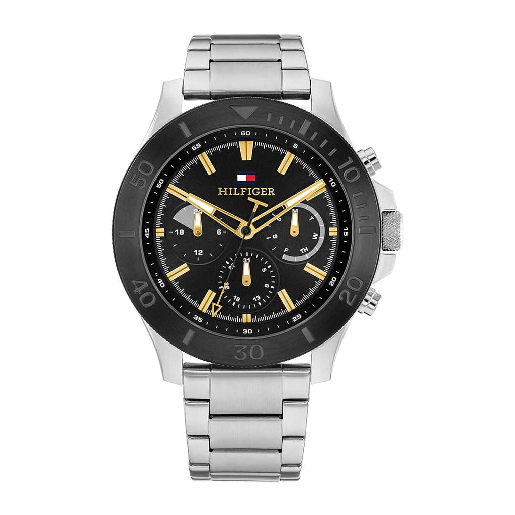 Tommy Hilfiger Bryan Blue Black Bezel watch - Khaled Watches Lebanon