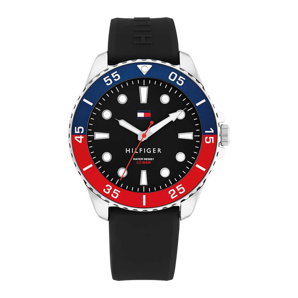 Tommy Hilfiger Oceanic Black watch - Khaled Watches Lebanon