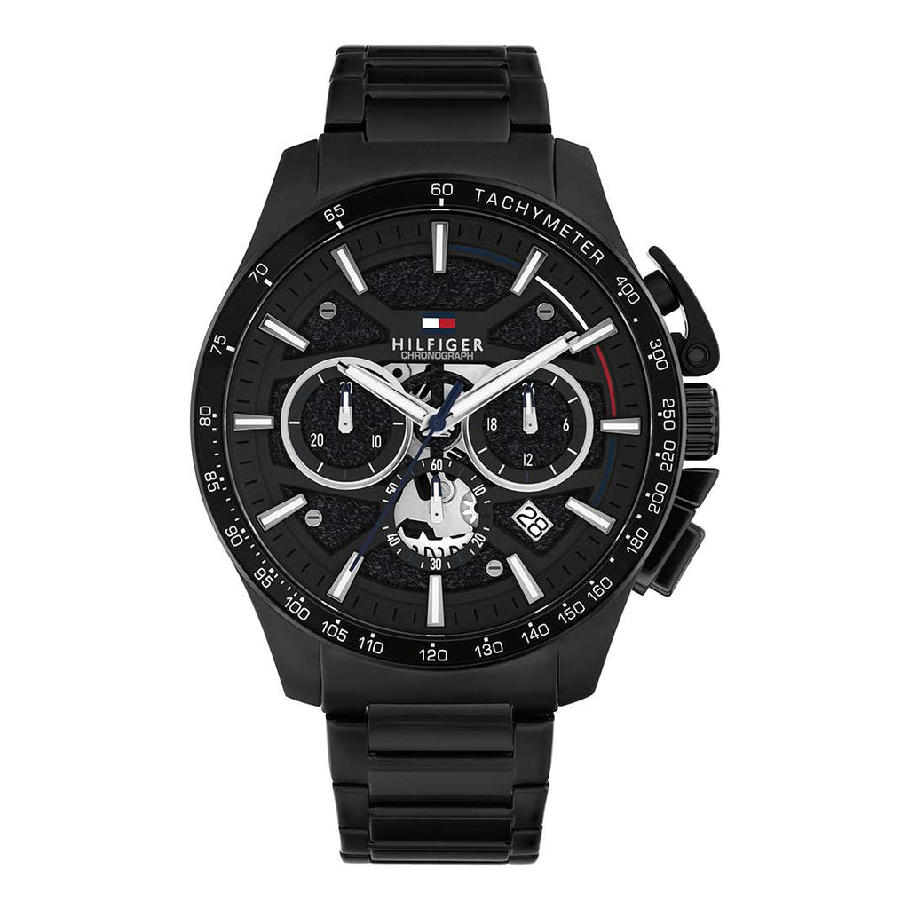 Tommy Hilfiger Bank Black watch - Khaled Watches Lebanon