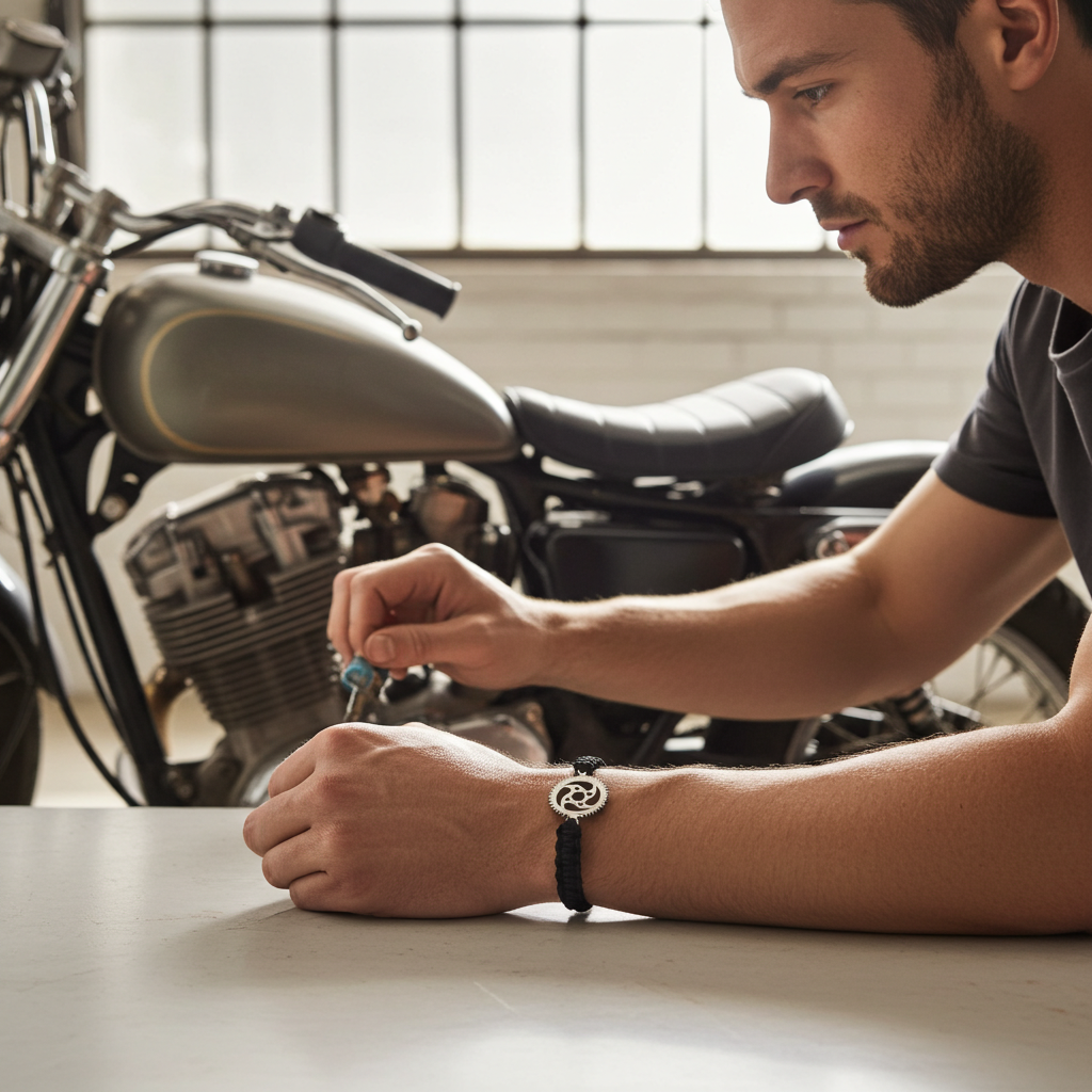 GEAR, SILVER 925 BRACELET