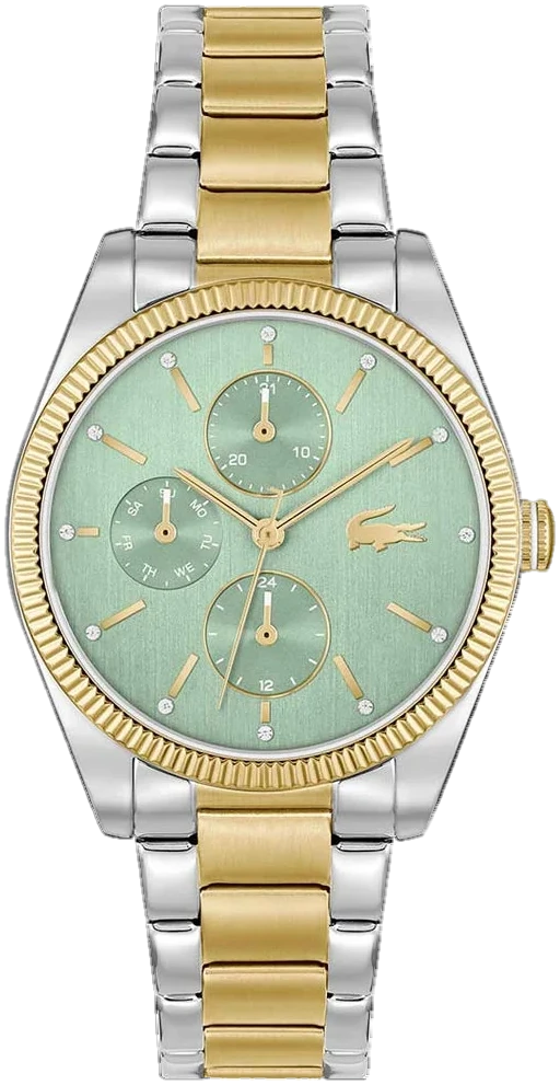 Lacoste Osray women's watch, green and gold