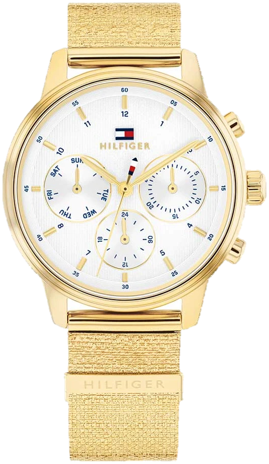 Tommy Hilfiger Blake women's watch, white and gold